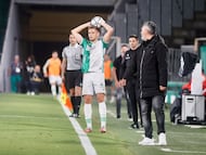 Isma Ruiz, en el momento de la tarjeta