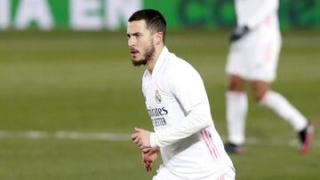 Hazard, en un partido reciente del Madrid.