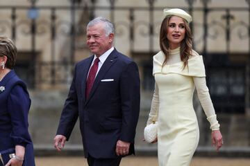 El rey Abdullah II de Jordania y la reina Rania de Jordania.