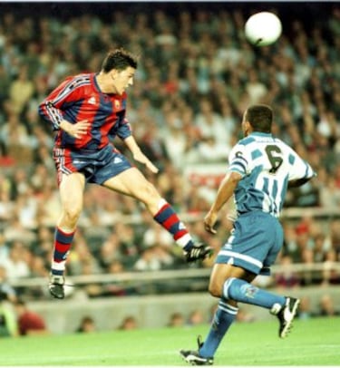 Barcelona (1991-1994, 1995-1999) - Espanyol (2000-2004).