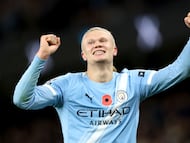 Erling Haaland adds another two goals to his tally for the season as Manchester City see off Bournemouth in the Premier League.