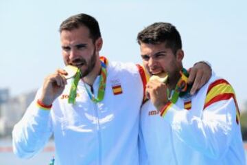 Saúl Craviotto y Cristian Toro dieron la octava medalla a España, lograron el oro en la prueba de piragüismo K2 200