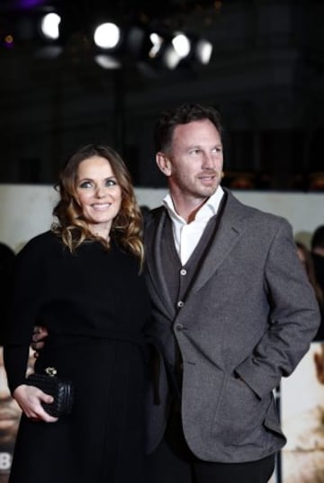 Christian Horner con la cantante Geri Halliwell.