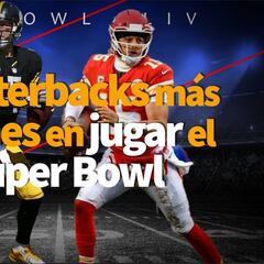 Patrick Mahomes es uno de los QB más jovenes en el Super Bowl