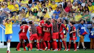 Brasil se queda sin medalla y Canadá suma su segundo bronce