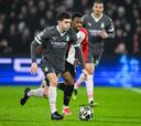 Pulisic sufre contra el Feyenoord en la ida del playoff de UEFA Champions League