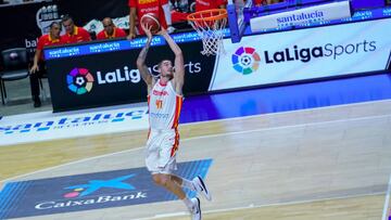 Juancho, durante el partido