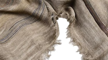 Adiós a coger frío en el cuello: esta bufanda para hombre está hecha de algodón y lino y es ligera, cálida y suave