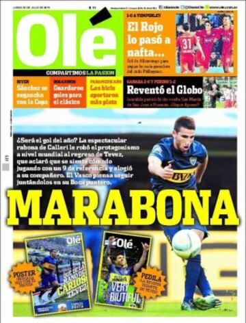 Portadas de la prensa deportiva