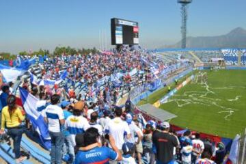 Los hinchas en la última práctica de la UC