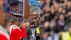 La hinchada de Rangers enloquece con Alfredo Morelos