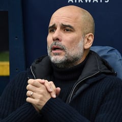 Pep Guardiola suffered a lot against Everton. (AP/LaPresserui VI)
