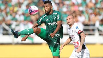 Miguel &Aacute;ngel Borja, delantero de Palmeiras