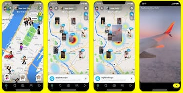 Snapchat añade más funciones a su mapa