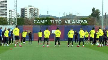 No podía faltar: el minuto de silencio del Barça por Kobe