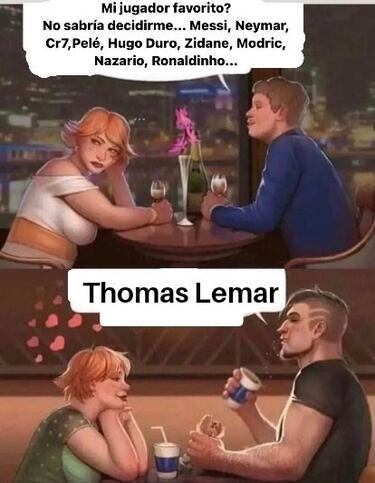 La remontada del Barça, la derrota del Atleti, protagonistas de los memes de la jornada