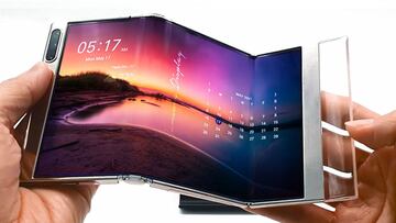 Samsung trabaja en móviles plegables en S y con 17 pulgadas
