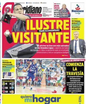 Portadas de la prensa mundial