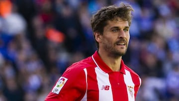 Fernando Llorente con el Sevilla. 