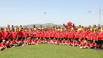 Campus de verano en la Ciudad Deportiva.