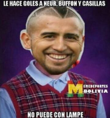 Memes: En Bolivia 'santifican' a Lampe y critican a Arturo Vidal