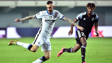 Marcelo Brozovic con el Inter de Milan.