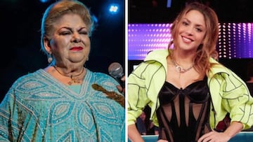 Paquita la del Barrio responde a las comparaciones con Shakira