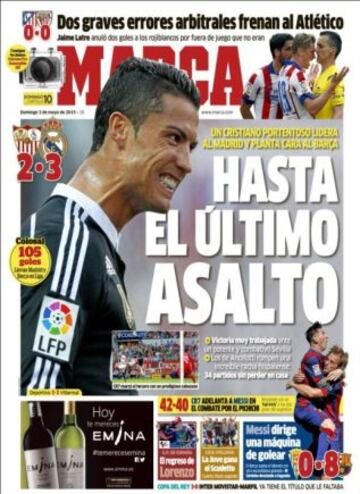 Portadas de la prensa deportiva