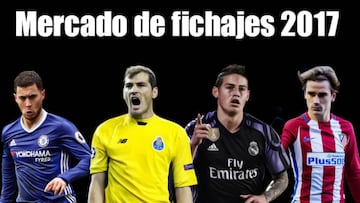 Mercado de fichajes 2017 en AS.