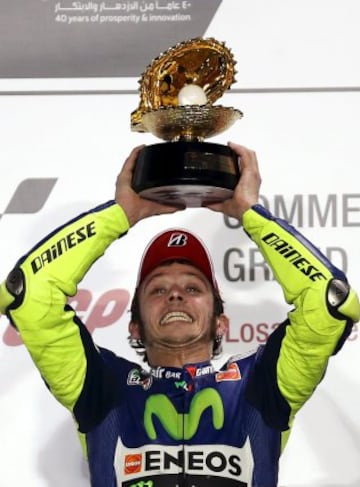 Victoria de Valentino Rossi en MotoGP