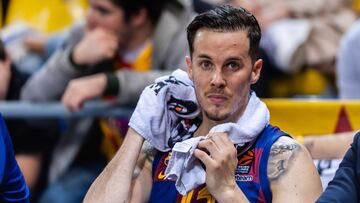 Thomas Heurtel, durante su etapa en el Barcelona, en un partido contra el Zenit San Petersburgo en la Euroliga.