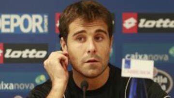 <b>REGRESO. </b>Aranzubía ha dejado atrás los problemas en su hombro izquierdo y será titular el domingo en Riazor ante Osasuna.