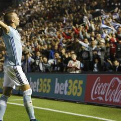 Iago Aspas estrena titularidad europea en plena racha