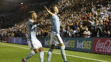 Gol de Iago Aspas frente al Barcelona.