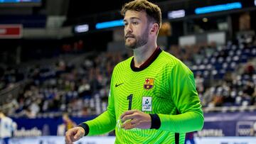 Gonzalo P&eacute;rez de Vargas, durante la semifinal de la Copa del Rey de Balonmano entre el Fraikin Granollers y el Barcelona.