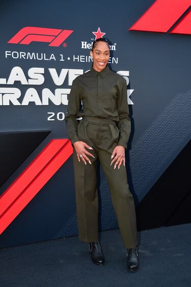 A’ja Wilson, jugadora de baloncesto estadounidense que pertenece a Las Vegas Aces de la WNBA.