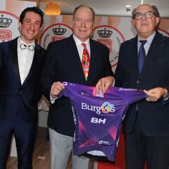 El príncipe Alberto de Mónaco recibe a Langellotti y al Burgos BH