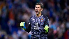 BARCELONA, SPAIN - OCTOBER 26: Diego Lopez of RCD Espanyol celebrates his team's first goal during the La Liga Santander match between RCD Espanyol and Athletic Club at RCDE Stadium on October 26, 2021 in Barcelona, Spain. (Photo by Pedro Salado/Quality Sport Images/Getty Images)
PUBLICADA 09/11/21 NA MA15 2COL
