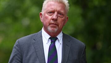 (FILES) In this file photo taken on April 29, 2022 Former tennis player Boris Becker arrives at Southwark Crown Court in London. - Former tennis superstar Boris Becker has been released from prison after serving a sentence relating to his 2017 bankruptcy, British media said on December 16, 2022. The domestic Press Association news agency said the 55-year-old six-time Grand Slam champion will now be deported from the UK, following earlier reports in the German press. (Photo by Adrian DENNIS / AFP)