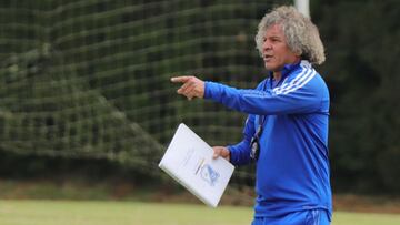 Alberto Gamero, DT de Millonarios, habló en rueda de prensa de cómo ha sido la planficación para los partidos clave ante Cortuluá y Fluminense