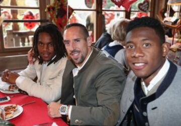 Alaba, Ribery y Renato Sanches.