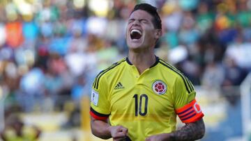 James Rodríguez, capitán de la Selección Colombia