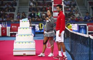 Exhibición de Djokovic