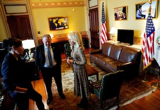 Con un diálogo bajo presión, Groenlandia y Dinamarca buscan calmar tensiones con Estados Unidos sobre el Ártico. Hoy se dio la reunión en la Casa Blanca.via REUTERS ATTENTION EDITORS - THIS IMAGE WAS PROVIDED BY A THIRD PARTY. DENMARK OUT. NO COMMERCIAL OR EDITORIAL SALES IN DENMARK.