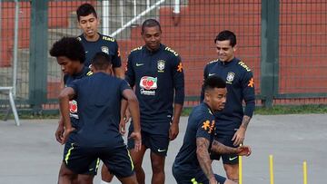 Entrenamiento de la Selecci&oacute;n de Brasil este martes 11 de junio