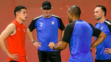James Rodríguez, futbolista colombiano del Al Rayyan, no estaría en la convocatoria para el partido de su equipo ante Al Khor por la fecha 4 de la Liga.