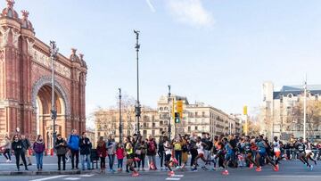 Barcelona, 42.195 metros de v¨¦rtigo