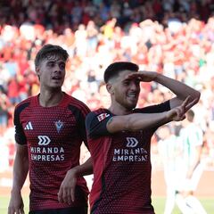 El Mirandés gana contra viento y marea al Córdoba