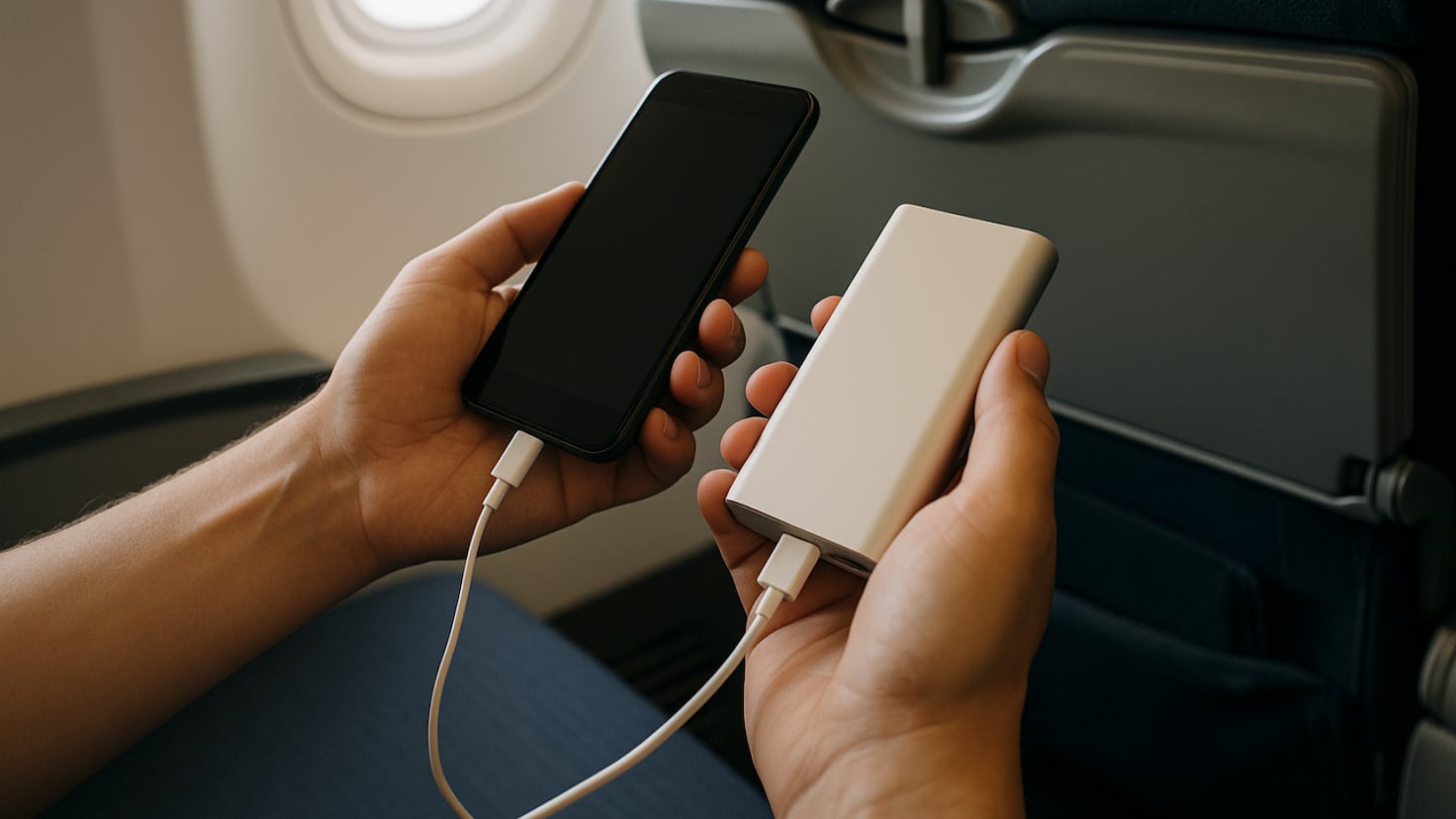 Adiós a cargar tu teléfono en el avión: varias aerolíneas prohíben estos dispositivos en sus vuelos