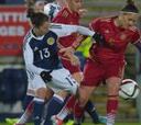 España empata ante Escocia 'in extremis' con gol de Virginia